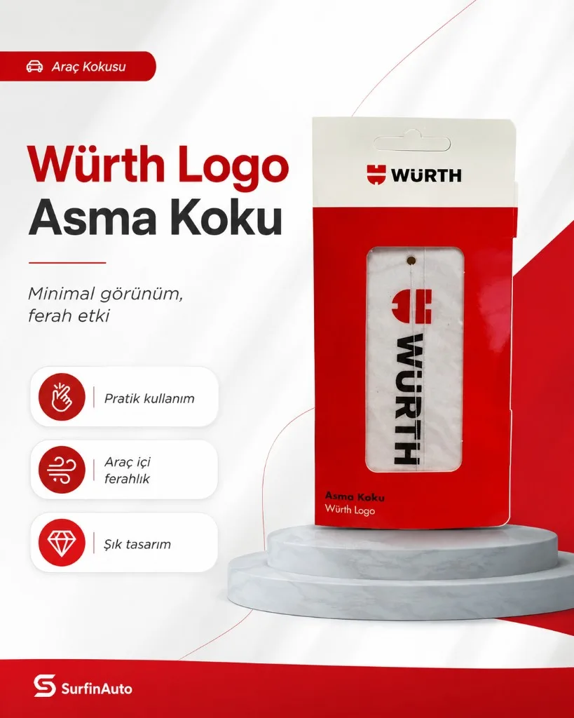 Würth Logo asma araç kokusu