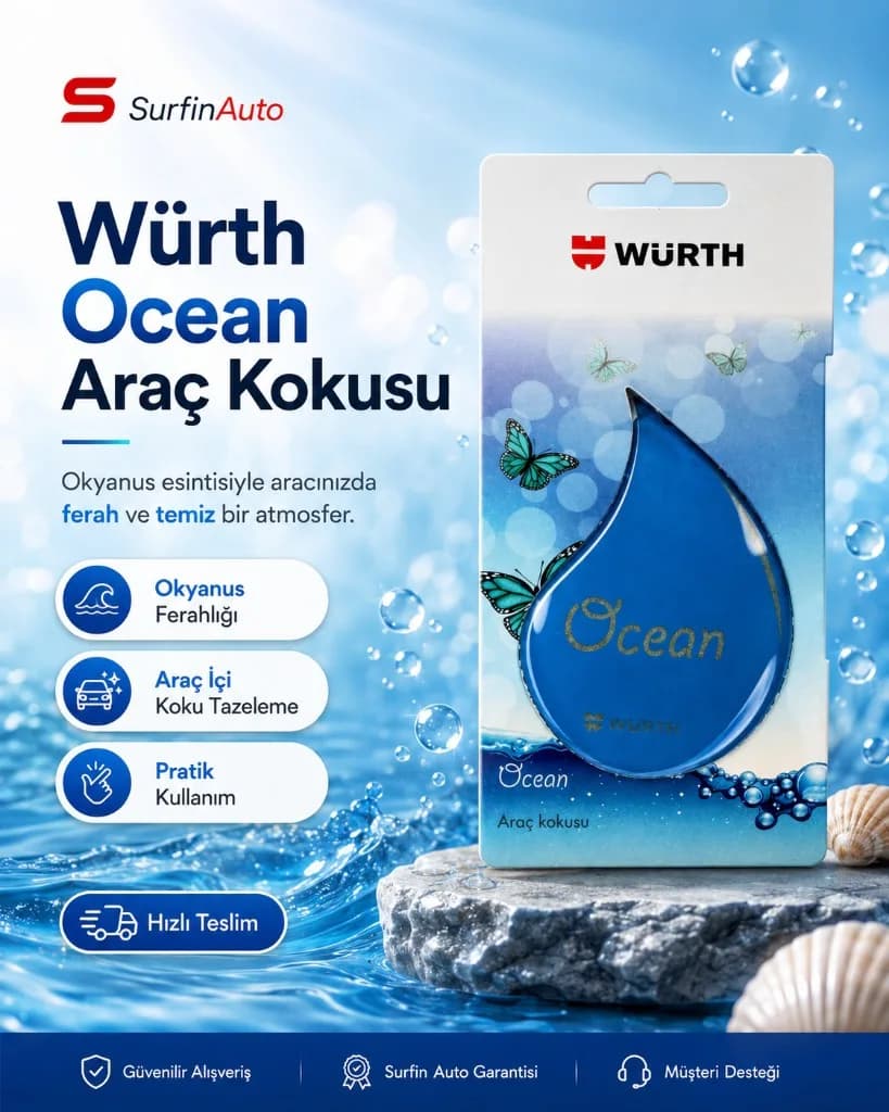 Würth Ocean damla tip asma araç kokusu