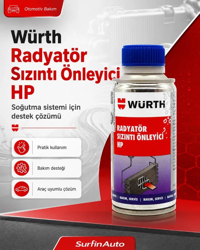 Würth Radyatör Sızıntı Önleyici HP 300 ml