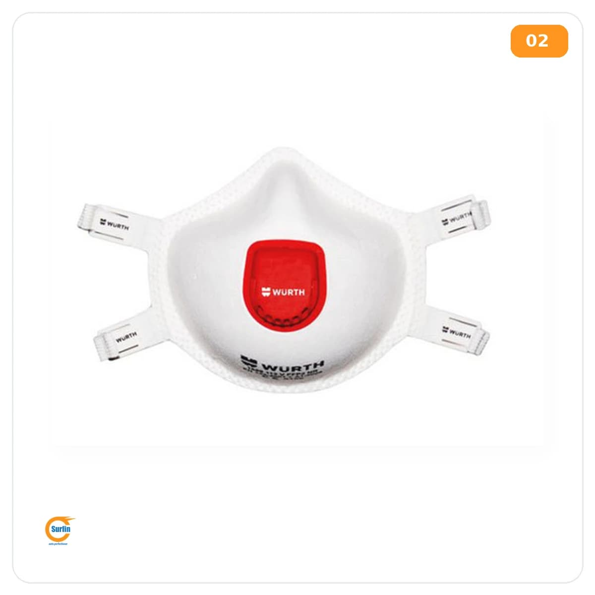Würth ventilli koruyucu toz maskesi