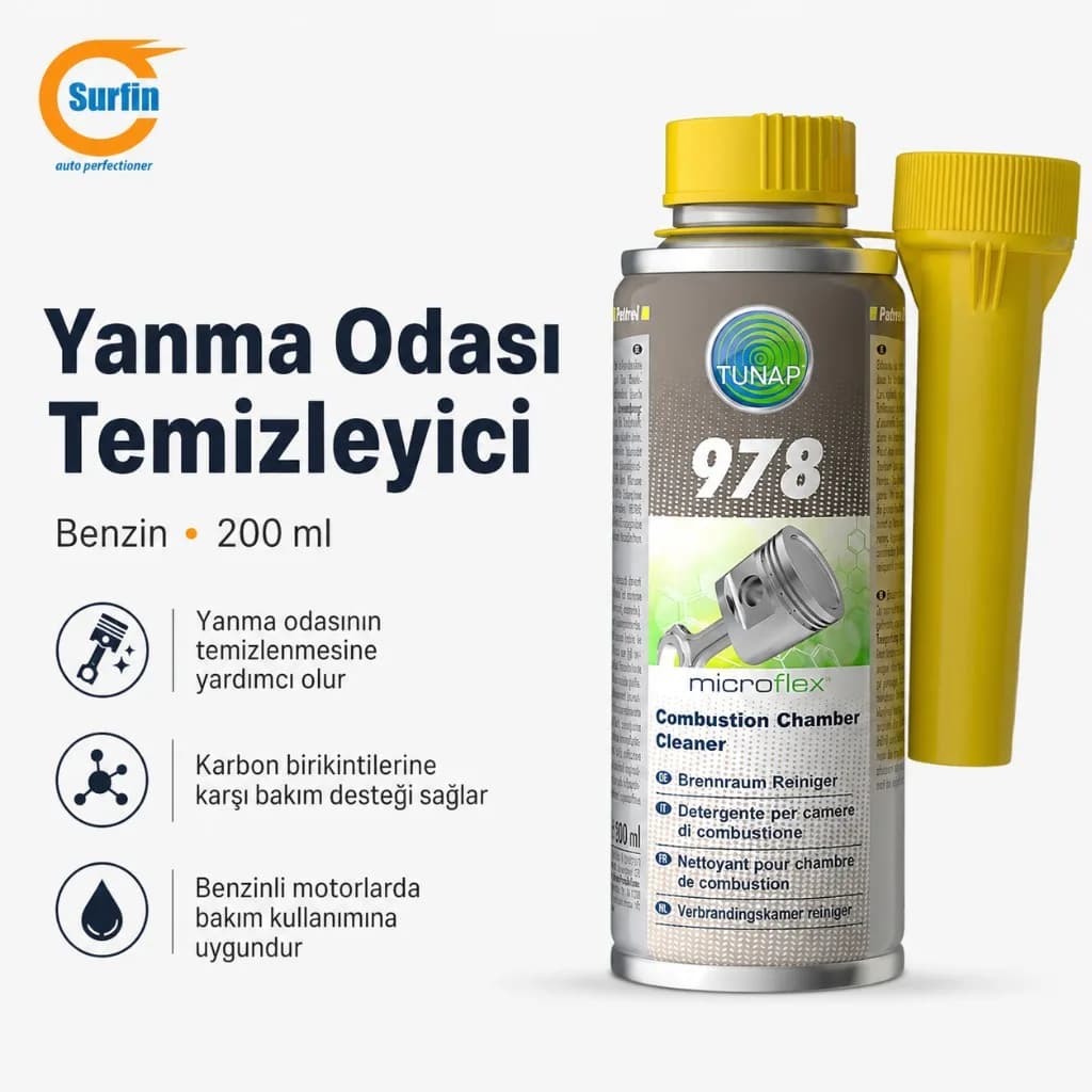 Benzin yanma odası temizleyici 200 ml LSPI bakım ürünü