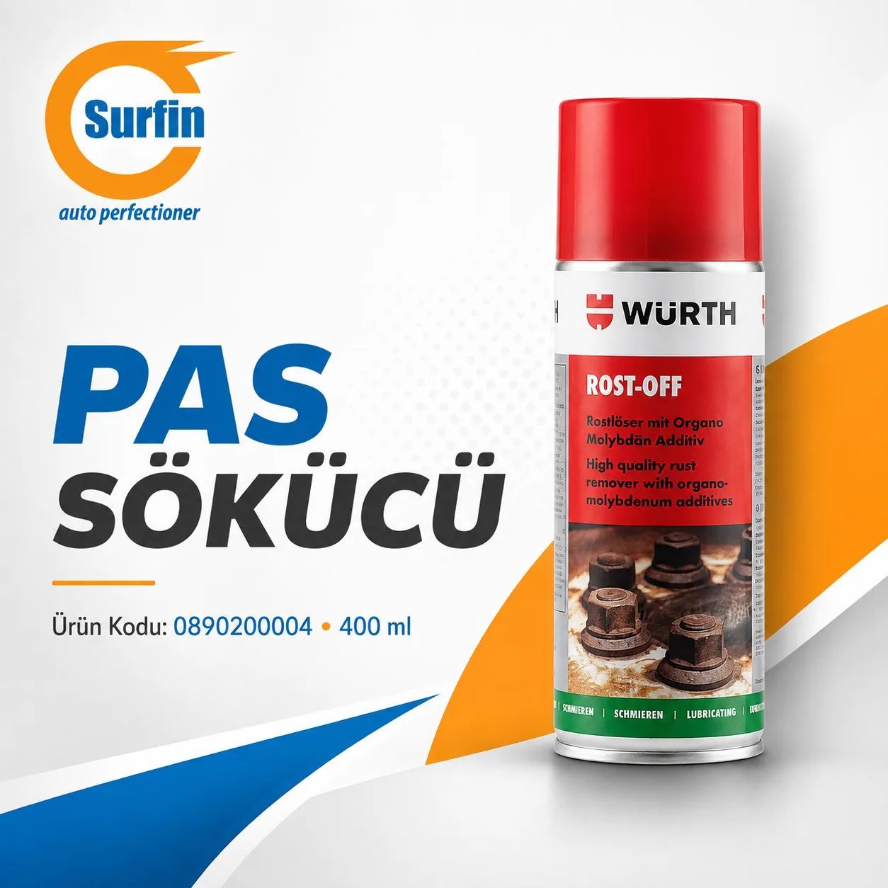 Würth Pas Sökücü 400 ml ürün görseli